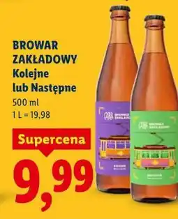 Lidl Browar Zakładowy Kolejne lub Następne oferta