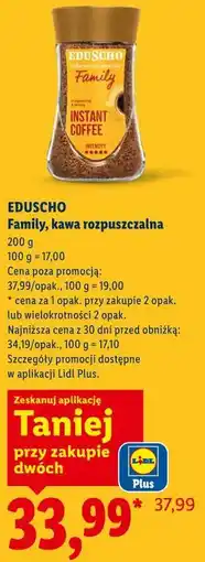 Lidl EDUSCHO Family, kawa rozpuszczalna oferta