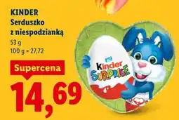 Lidl KINDER Serduszko z niespodzianką oferta
