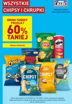 ALDI Chipsy i chrupki oferta