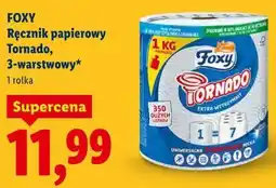 Lidl Foxy Ręcznik papierowy Tornado, 3-warstwowy, 1 rolka oferta