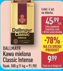 ALDI Dallmayr Kawa mielona Classic Intense oferta