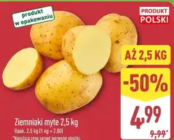 ALDI Ziemniaki myte oferta