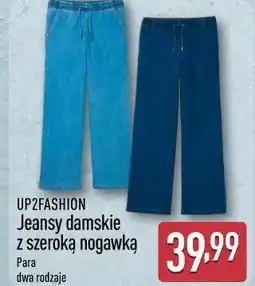 ALDI UP2FASHION Jeansy damskie z szeroką nogawką oferta