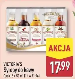 ALDI Victoria's Syropy do kawy oferta