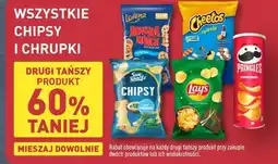 ALDI Wszystkie chipsy i chrupki (Lorenz, Cheetos, Pringles, Lays, Sun Snacks) oferta