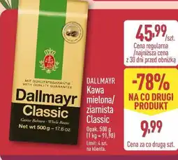 ALDI Dallmayr Kawa mielona/ziarnista Classic oferta