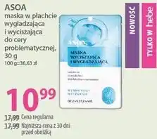 Hebe ASOA maska w płachcie wygładzająca i wyciszająca oferta