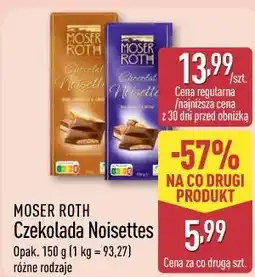 ALDI Moser Roth Czekolada Noisettes oferta