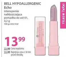 Hebe BELL HYPOALLERGENIC Echo intensywnie nabłyszczająca pomadka do ust 01 oferta