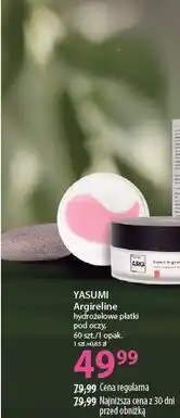 Hebe YASUMI Argireline hydrożelowe płatki pod oczy, 60 szt./1 opak oferta