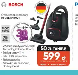 Max Elektro Bosch Odkurzacz workowy BGB41POW1 oferta