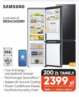 Max Elektro Samsung Lodówka AI RB34C602EB1 oferta