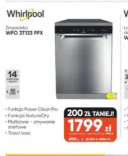 Max Elektro Whirlpool Zmywarka WFO 3T133 PFX oferta