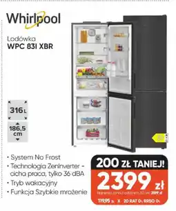 Max Elektro Lodówka Whirlpool WPC 831 XBR oferta