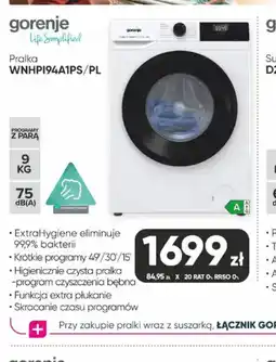 Max Elektro Gorenje Pralka WNHPI94A1PS oferta
