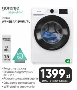 Max Elektro Pralka Gorenje WPNEI84A1SWIFI/PL oferta