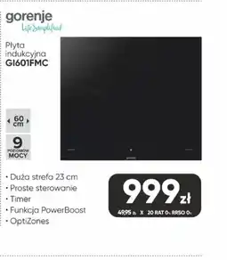 Max Elektro Gorenje Płyta indukcyjna GI601FMC oferta