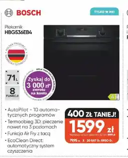 Max Elektro Piekarnik Bosch HBG536EB4 oferta