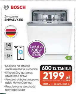 Max Elektro Zmywarka Bosch SMV4EVX11E oferta