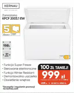 Max Elektro Zamrażarka Kernau KCF 2003.1 EW oferta