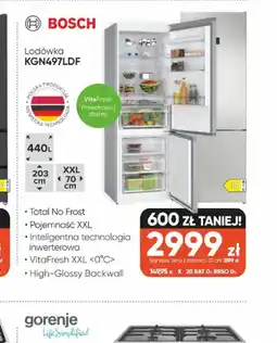 Max Elektro Bosch Lodówka KGN497LDF oferta