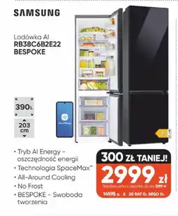Max Elektro Samsung Lodówka AI RB38C6B2E22 BESPOKE oferta