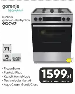 Max Elektro Kuchnia gazowo-elektryczna Gorenje GK6C4XF oferta