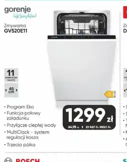 Max Elektro Zmywarka Gorenje GV520E11 oferta