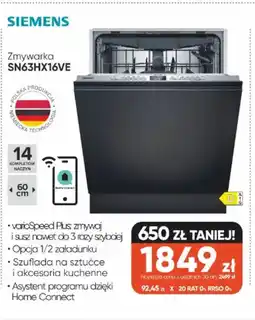 Max Elektro Siemens Zmywarka SN63HX16VE oferta
