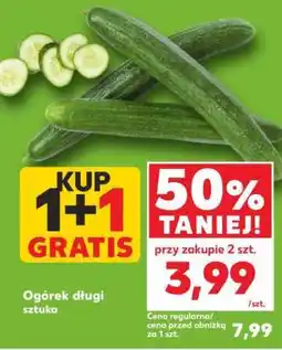 Kaufland Ogórek długi sztuka oferta