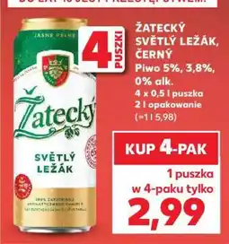 Kaufland ŽATECKÝ SVĚTLÝ LEŽÁK, ČERNÝ oferta