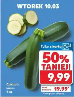 Kaufland Cukinia, luzem 1 kg oferta