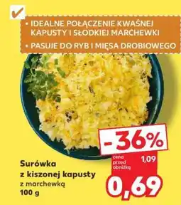 Kaufland Surówka z kiszonej kapusty z marchewką 100 g oferta