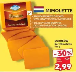Kaufland Sokołów Ser Mimolette 100 g oferta