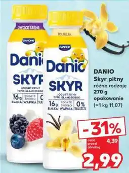 Kaufland DANIO Skyr pitny różne rodzaje oferta