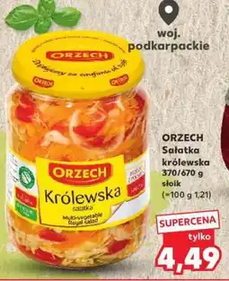 Kaufland ORZECH Sałatka królewska 370/670 g słoik oferta