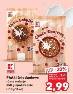 Kaufland Płatki śniadaniowe oferta