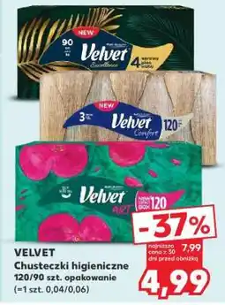 Kaufland VELVET Chusteczki higieniczne oferta