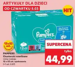 Kaufland PAMPERS Chusteczki nawilżane oferta