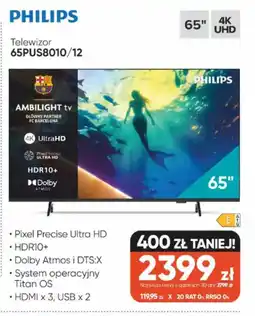 Max Elektro Philips Telewizor 65PUS8010 oferta