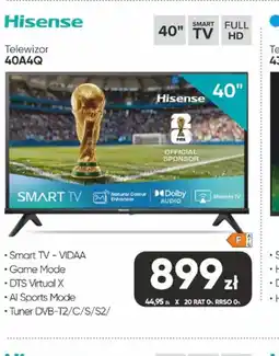 Max Elektro Telewizor Hisense 40A4Q oferta