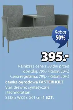 JYSK Ławka ogrodowa Fasterholt oferta