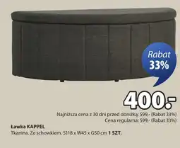 JYSK Ławka ze schowkiem Kappel oferta