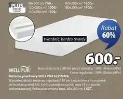 JYSK Materac Wellpur oferta