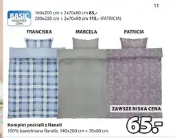 JYSK Komplet pościeli Basic oferta