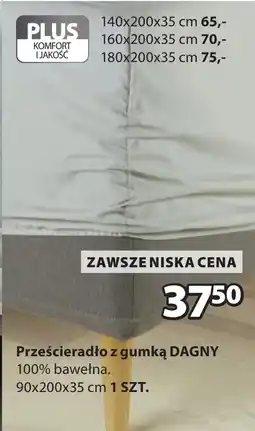JYSK Prześcieradło z gumką Komfort oferta