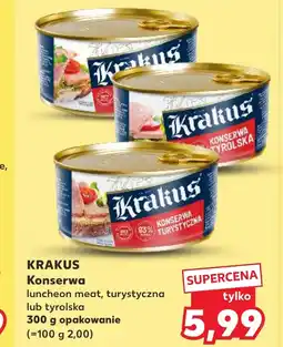 Kaufland Konserwa turystyczna Krakus oferta