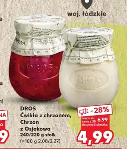 Kaufland Ćwikła z chrzanem Dros oferta