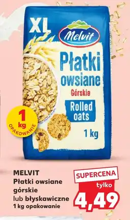 Kaufland Płatki owsiane Melvit oferta